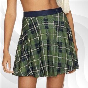 2/$50 WeWoreWhat Plaid Court Green Tennis Skort Size M | Sporty & Chic